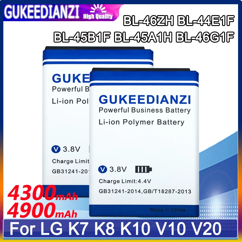 BL-46ZH Батарея для LG K7 K8 Tribute 5 2 AS330 K332 K350N K371 K373 LS675 M1 M1V MS330 V10 K10 2017 версия K20 плюс |