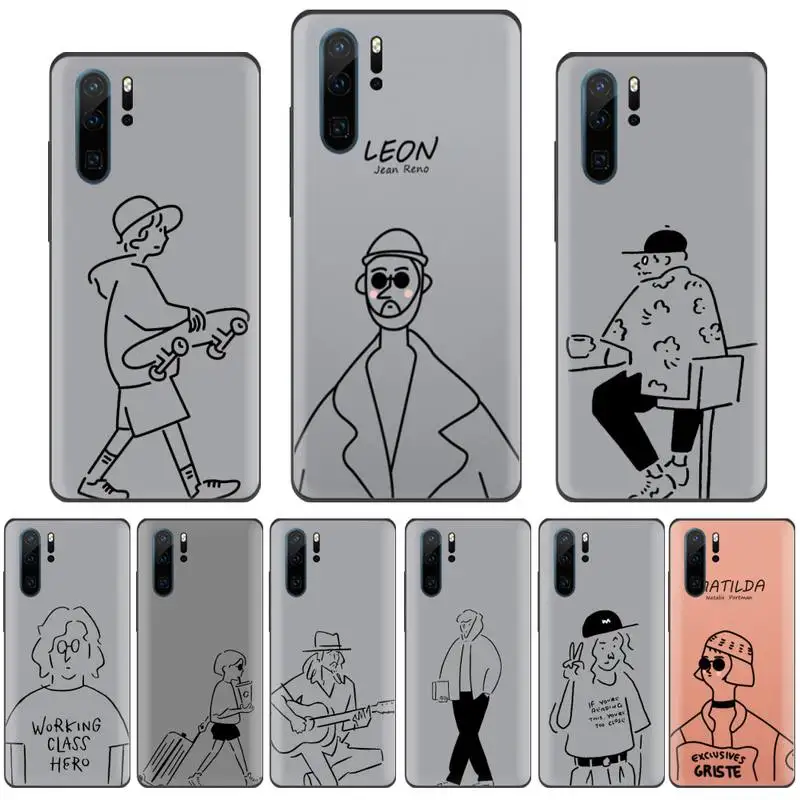 

This killer is not too cold Killer Leon Phone Case For Huawei Honor 7C 7A 8X 8A 9 10 10i Lite 20 NOVA 3i 3e