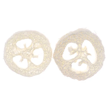 

2Pcs Natural Loofah Soap Holder Dish Bathroom Storage Support Plate Stand