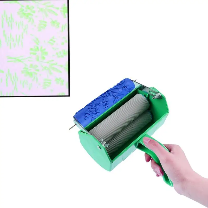 Printing Pattern Rubber Roller for Wall Decoration Paint Wall Embossing Roller Practical Operation Simple Conveninently