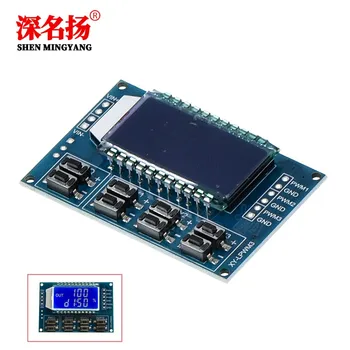 

3-channel PWM signal generator pulse frequency square wave rectangular wave duty cycle adjustable module TTL serial communicatio