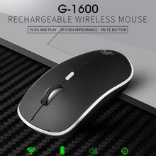 IMice G-1600 Беспроводная компьютерная скользящая мышка компьютерная мини эргономичная мышь 2,4 ГГц оптическая Бесшумная USB мышь