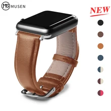 Ремешок для apple watch кожаный ремешок 42 мм 38 мм ремешок для часов correa apple iwatch 44 мм 40 мм 5 4 3 2 1 Аксессуары для браслетов