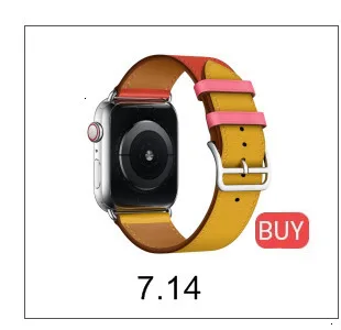 Силиконовый ремешок для Apple Watch band 44 мм 42 мм iwatch series 5 4 3 2 1 браслет 40 мм 38 мм pulseira умные часы аксессуары петля