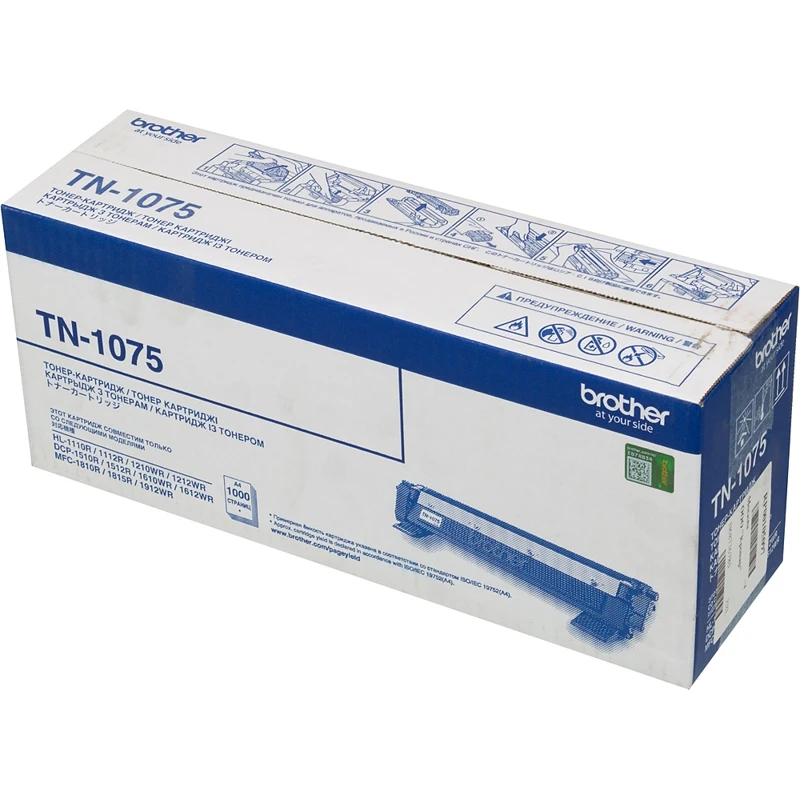 Картридж BROTHER TN1075, черный