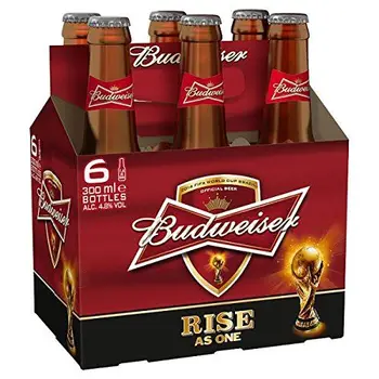 

Budweiser x 6 botellas de 300 ml (paquete de 4 x 6x300ml)