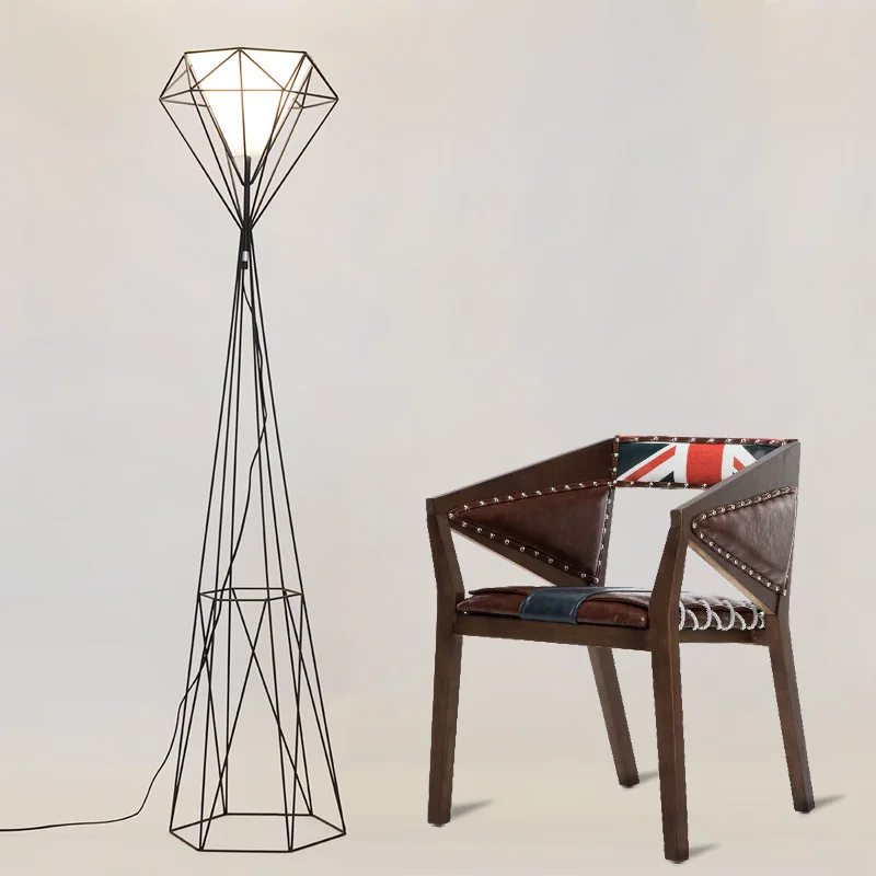 diamond floor lamp