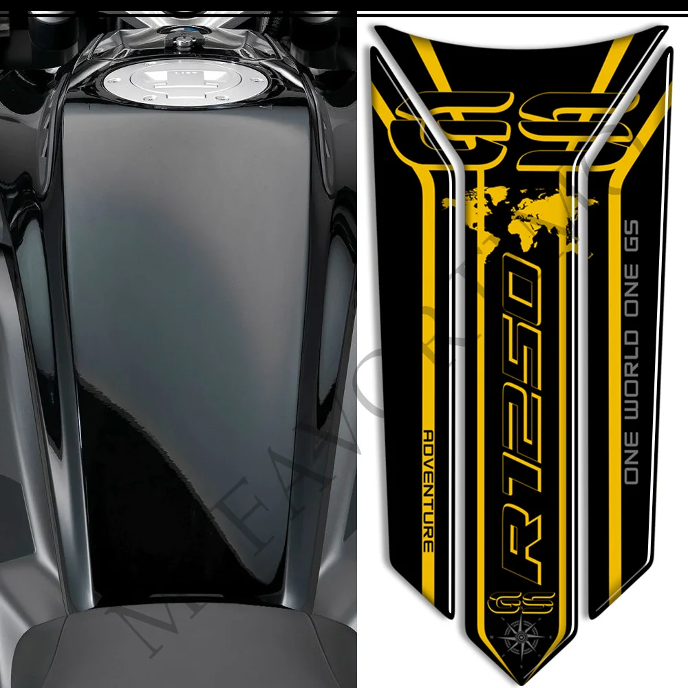 

2019 2020 For BMW R1250GS R1250 R 1250 GS GSA HP Tank Pad Protector Stickers Decal ADV Adventure Fuel Oil 2022