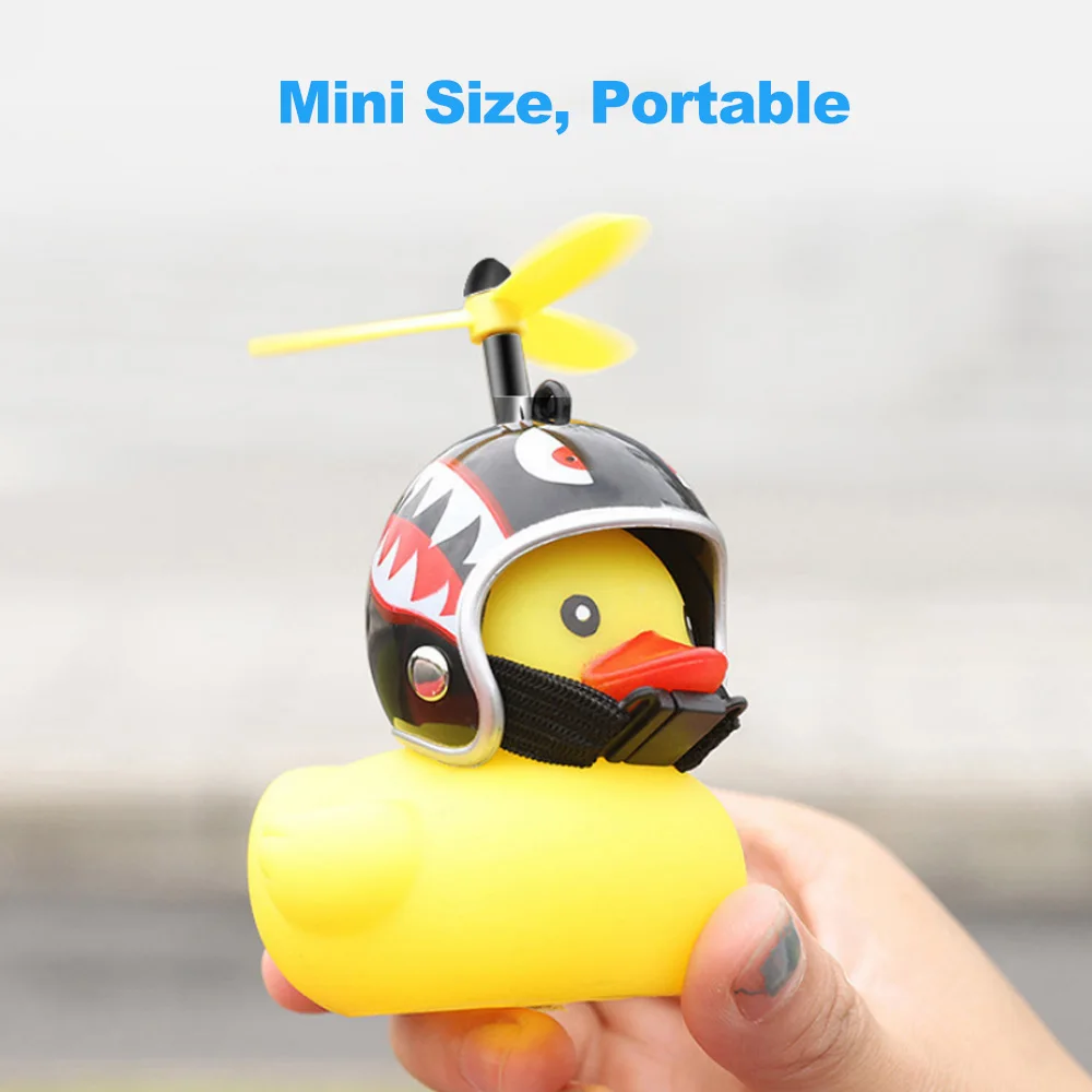 Car Decoration Car Stying Bicycle Lights Bell Cute Little Yellow Duck Handlebar Horn Lamp for Bike Motorcycle Car Accessories