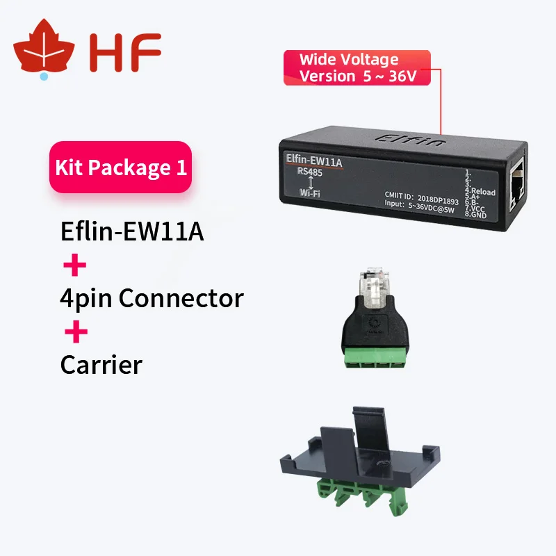 Последовательный порт RS485 Wi-Fi устройство Серверный модуль Elfin-EW11 поддерживает TCP/IP