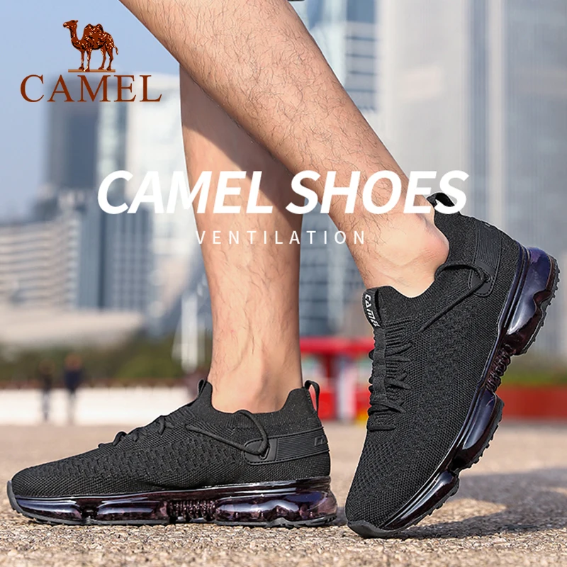 CAMEL Sneakers for Men Breathable Sports Male Shoes Anti-slip Shock Absorption Running shoes 2020 New Comfortable