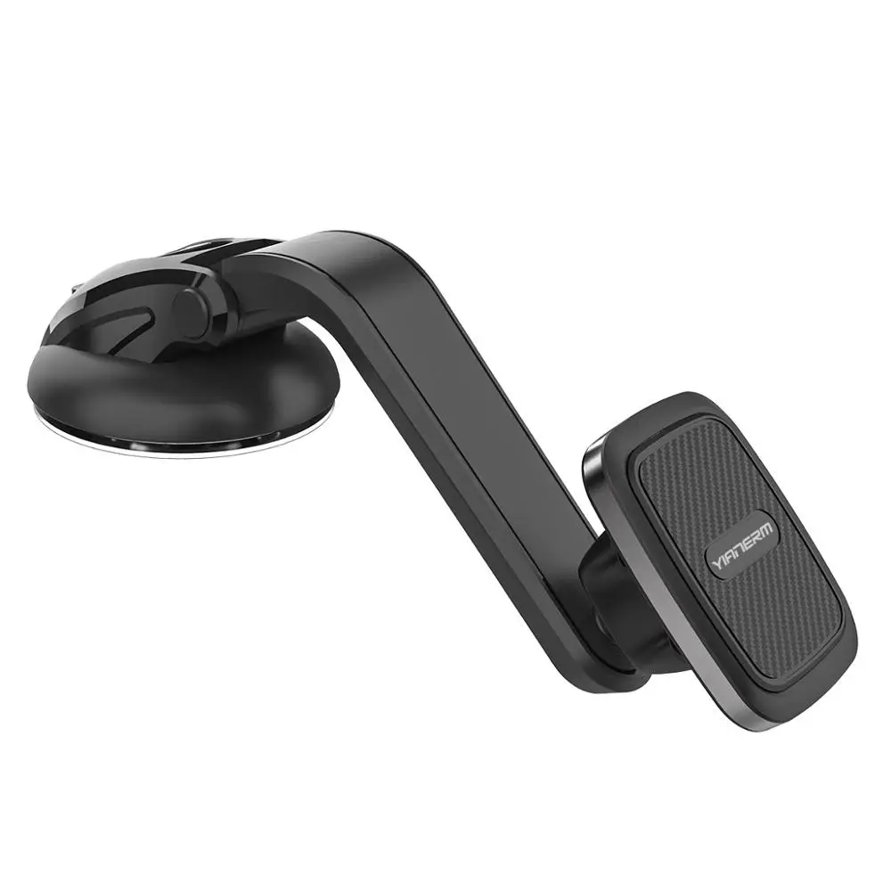 Cheap Yianerm Magnetic Car Phone Holder 6 Magnet Adjustable Arm Dashboard Stand in Car For iPhone X Xs Max Samsung S9 S8 Plus