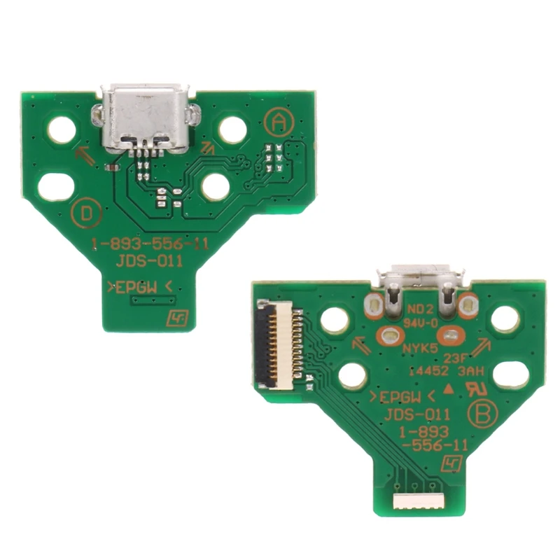 12-Pin USB Charging Port Socket Circuit Board JDS-011 For Sony PS4 Controller | Электроника