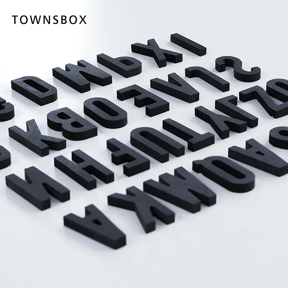 Acrylic Letters Wall Company Name Density Board Stereoscopic Advertisement Alphabet Hotel English Logo Sticker Decoration | Дом и сад