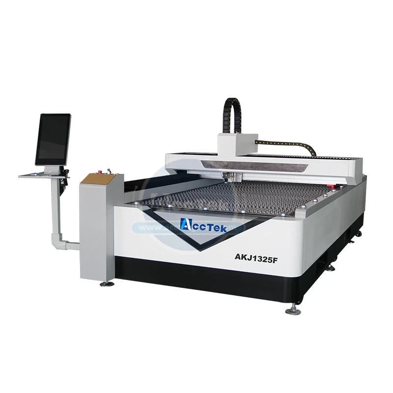  Low price 1000W fiber laser cutting machines and equipments laser cutter with computer AKJ1325F