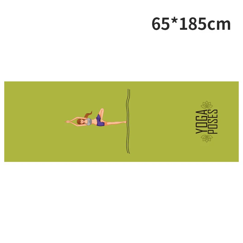 185*63cm Non Slip Quick Sweat Absorption Yoga Blankets | Fitness Accessories
