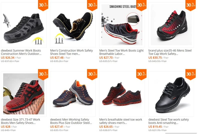 size 15 mens steel toe work boots