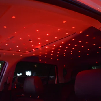 

1PC Car Accessories Light Roof Projector Vehicle Blue-violet Laser LED Auto Interior Atmosphere Starry Sky Star Night Lamp
