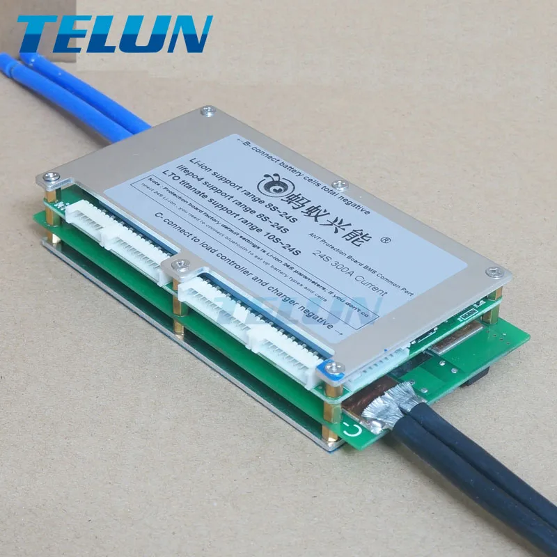 8 S 24 умный дисплей 2 4 V или 3 7 300A литиевая батарея Защитная плата сбалансированная