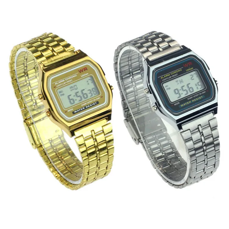 

Dongguan Manufacturers Supply F-91w Sports Electronic Watch Alloy Multi-functional Ultra-Thin Night Light Alarm Clock CHILDREN'S