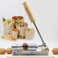 Heavy Duty Nutcracker Crack almond Plier Nut Hazelnut Hazel Pecan Heavy duty Walnut Cracker Filbert Machine Sheller chinese chestnut incision opening equipment hazelnut nut shell breaker machine