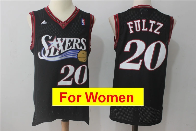 Серебристый Филадельфия Бен Симмонс Joel Embiid Allen Iverson Markelle Fultz Julius Erving майки для женщин - Цвет: Серебристый