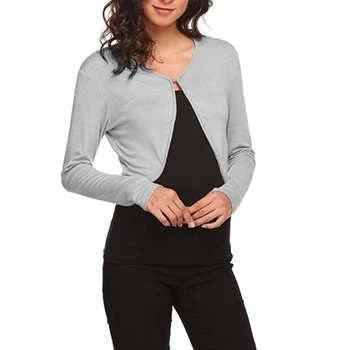 

Female One Button Knit Cardigan Women Coat Female Solid Color Small Shawl Jackets Top Spring Autumn Women Clothes