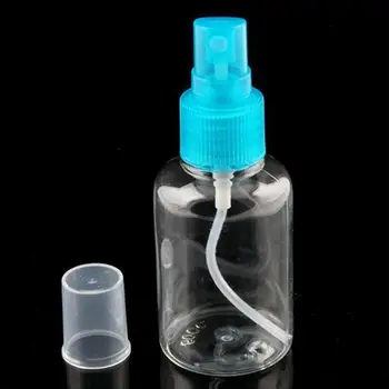 

1 pcs 50ML color random Plastic Transparent Small Empty Bottle Travel MakeUp Skin Care Lotion Case Container Refillable Bottles