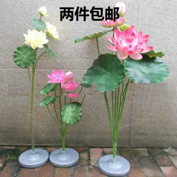 

Outdoor Housing Props Fish Pond Pond Fish Tank Decoration Aquatic Plants Plastic Lotus Lotus Seedpod Garden Model
