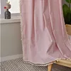 Cotton Linen Beige Stripe Tassel Curtain Country Style Window Hanging Blackout Curtains for Bedroom Easy Drape Dector for Window ► Photo 3/6