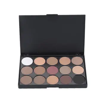 

Beauty Glazed Makeup Eyeshadow Pallete Cosmetics brushes 15 Colors Shimmer Pigmented Eye Shadow Palette Make up Palette TSLM1