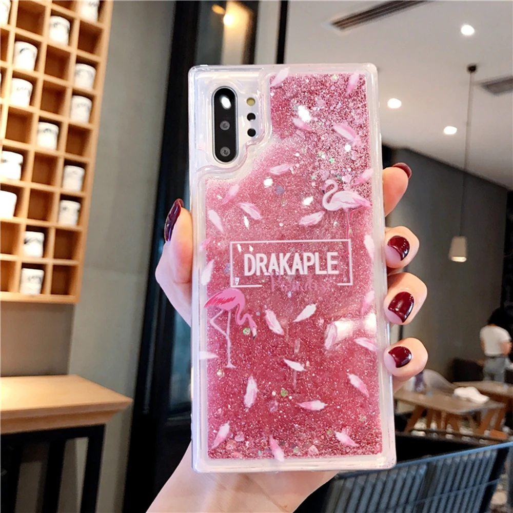 Чехол для xiaomi redmi mi A3 A2 A1 CC9 pro CC9E 9T 8 Lite F1 note 7 6 5 7a 6a 5plus чехол с блеском фламинго и