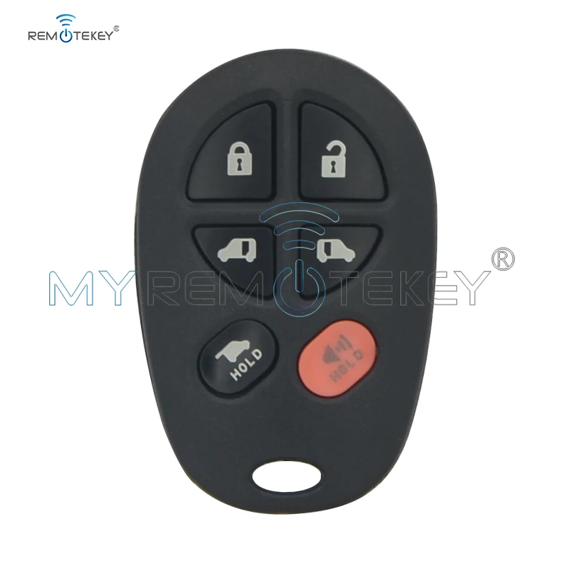 Пульт дистанционного управления Remtekey GQ43VT20T 6 кнопок 315 МГц для Toyota Sienna 2005 2006 2007 2008