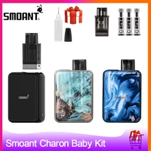 Smoant Charon Baby Pod Vape комплект 750 мАч Ом сетчатая катушка Pod картридж электронная сигарета VS Battlestar Baby