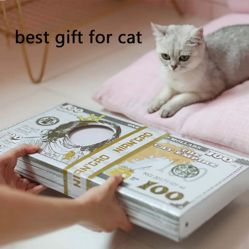 ПЭТ кошачий собачий дом с царапинами доска Складная Спящая кошка кровать гнездо