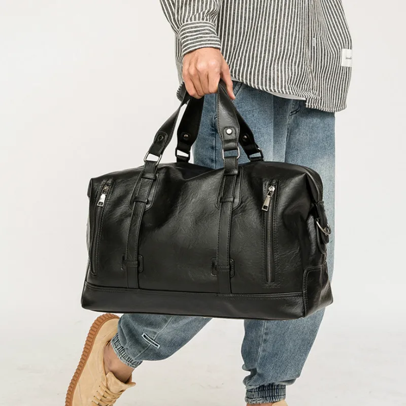 

Tidog Korean version of large-capacity portable slung shoulder travel bag