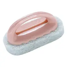  Wholesale Cleaning Brush Strong Decontamination Bath Brush Handle Sponge Eraser Cleaner Kitchen Bathroom Cleaning Brushes 