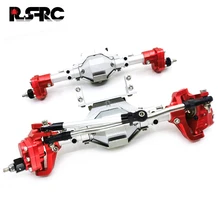 

1 pair Front and Rear Portal Axle CNC Aluminum Alloy Anodized for 1/10 RC Rock Crawler Axial SCX10 RGT 86100 Truck Upgrade Parts