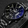 Men's Fashion Stainless Steel Watch Luminous Sports Watches For Men Clock Luxury Business Men's Watches Auto Date Reloj Hombre ► Photo 2/6