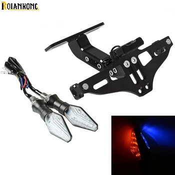 

Motorcycle Adjustable Angle License Number Plate Frame For SUZUKI GSX-S1000/F/ABS GSXR 750 GSXR 600 SV650/SV650S Katana GSX600F