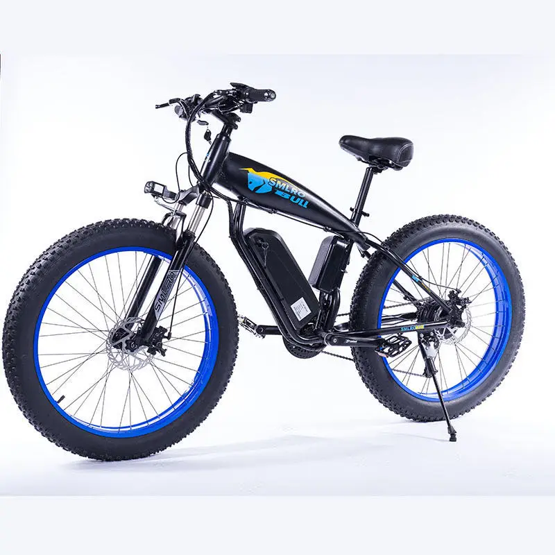 US $1.101.60 Electric bike 1000W40 fat tire electric bike beach cruiser bike Booster bicycle 48v 15AH lithium battery ebike