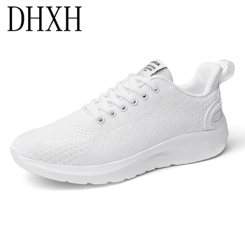 

Breathable Plus Size Casual Wild Korean Men 's Running Sports Shoes 's Tide Fly Woven Mesh Viscose Shoes Flat Heel Lace -up