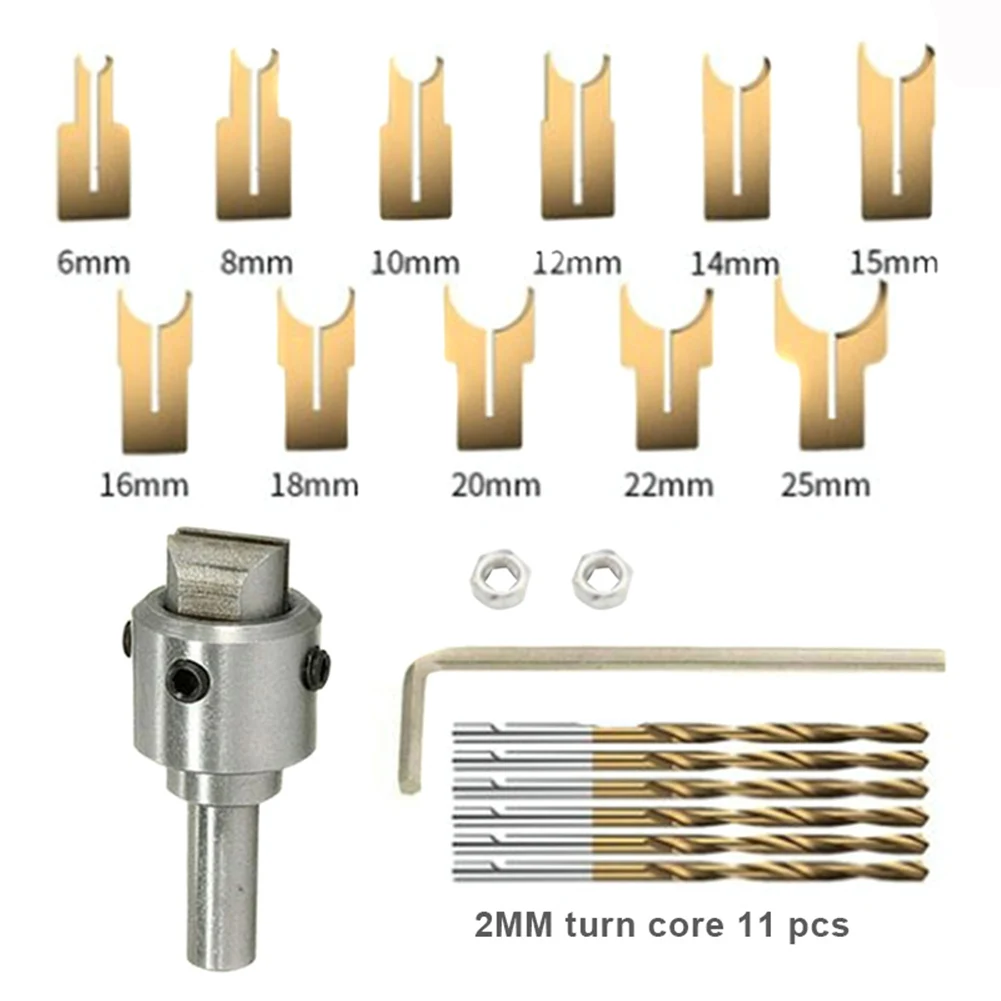10/16/24pcs High Speeds Steel Beads Drill Bit Wooden Bead Maker Milling