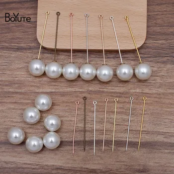 

(150 pieces/lot) 50mm length brooch pins antique bronze plated metal brass pins diy jewelry findings qy2015