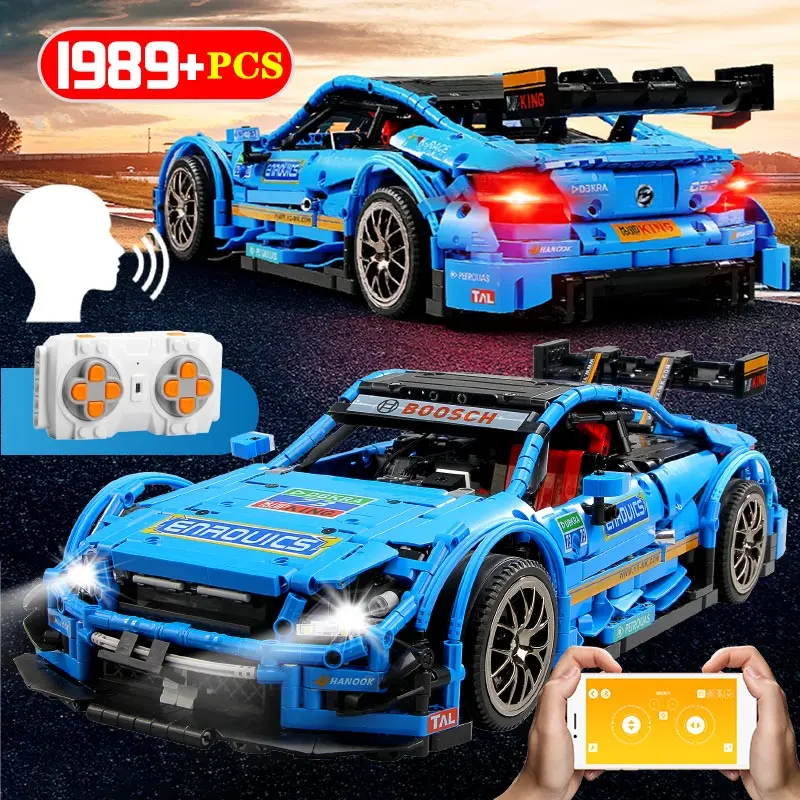 

2.4G 1:8 Remote Control C63 AMG Benz Super Racing Car Building Blocks Legoing Technic RC Car Vehicle Bricks Toys for Kids Boys