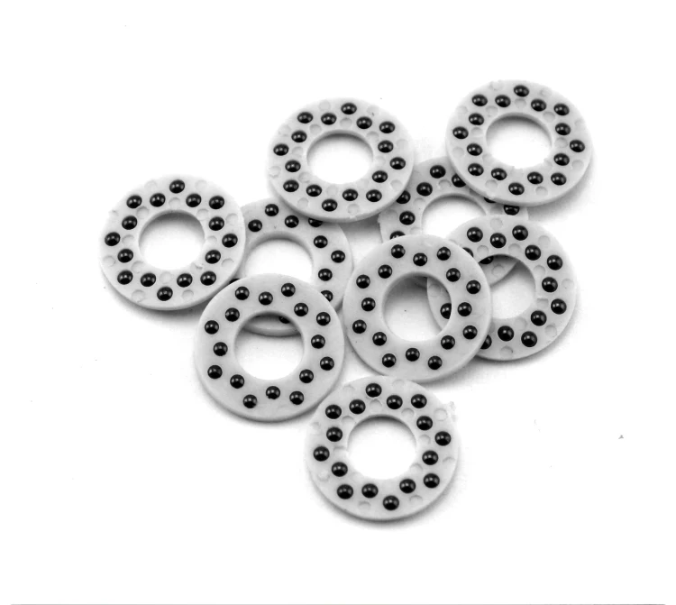 Ceramic Caged Bearings 1 Pair with Ceramic Balls Make knives Parts