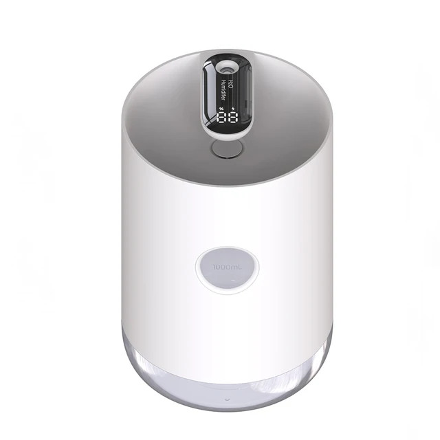 Umidificatore per la casa 1L 3000mAh Diffusore di aromi ad acqua portatile wireless USB Durata della batteria Mostra umidificatore per aromaterapia_voghion.com