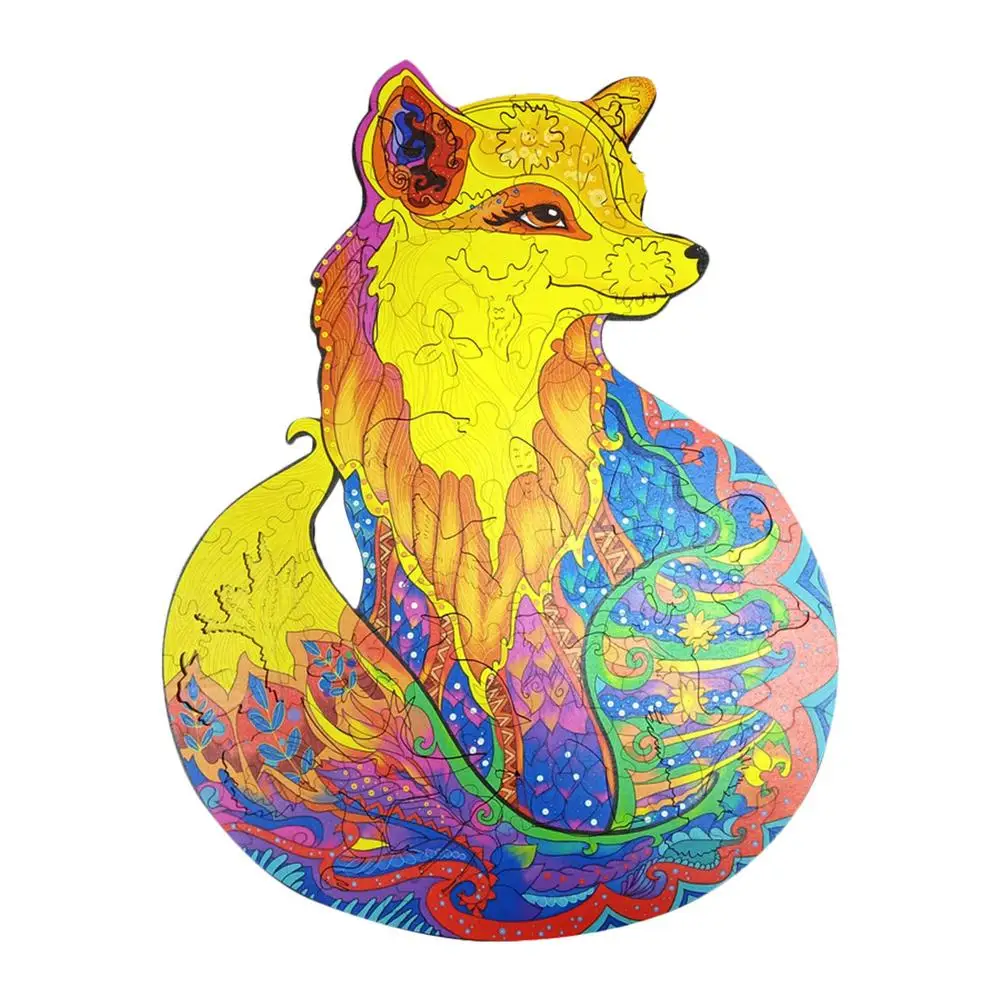 

Wooden Puzzle For Adults Children DIY Wooden Puzzles Each Piece Is Animal Shaped The best Christmas Gift Wooden Jigsaw Puzzle