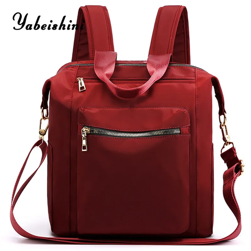 

Multifunction ladys nylon cloth crossbody bags for women bag over shoulder Deformable tote sac a main eco shopper Bag travel bag