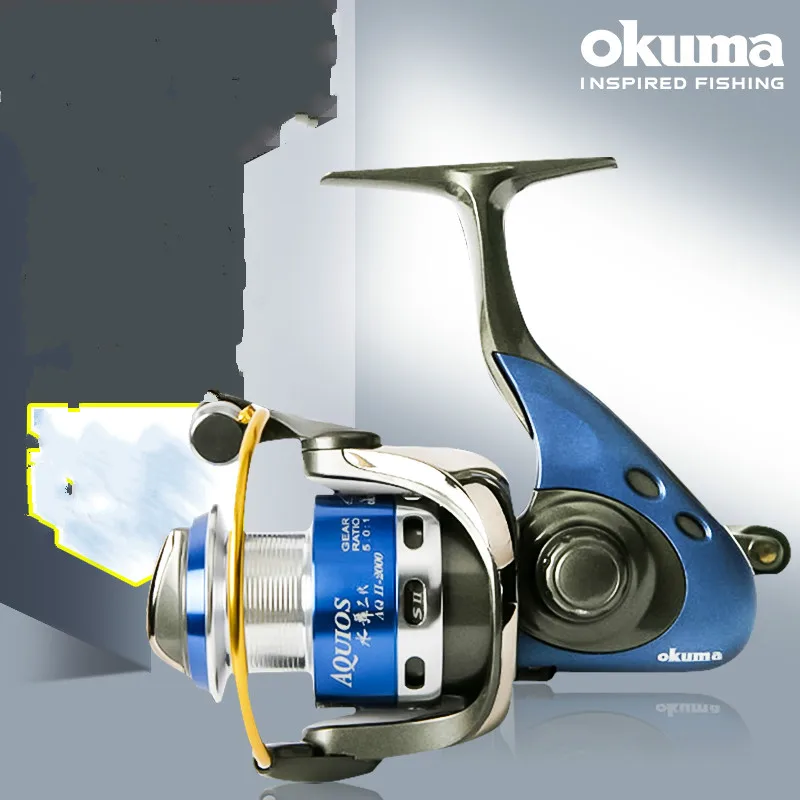 Okuma 1000 s-5000 s Рыболовная катушка Рыболовная спиннинговая катушка для карпа Рыболовные катушки 5,0: 1 6+ 1 BB Рок Рыболовная катушка колеса Carretilha De Pesca